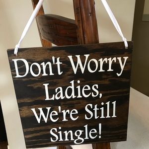 Ring bearer signs